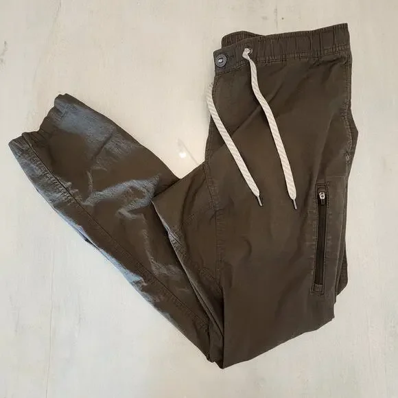 Vuori Men's Dura Terra Ripstop Pants Organic Cotton Green SZ Medium - Picture 3 of 7